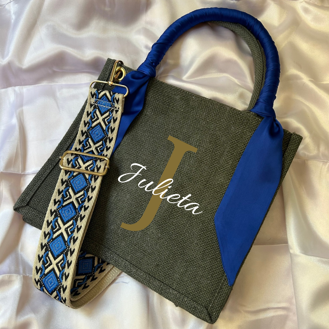 Bolso Yute azul