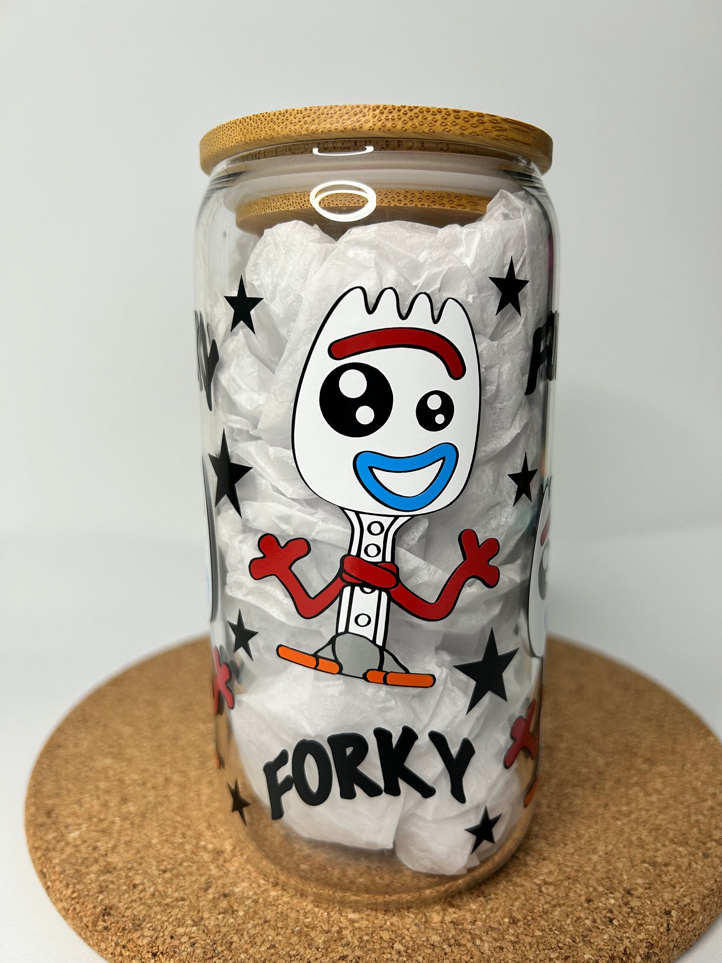 Vaso vinilado Forky