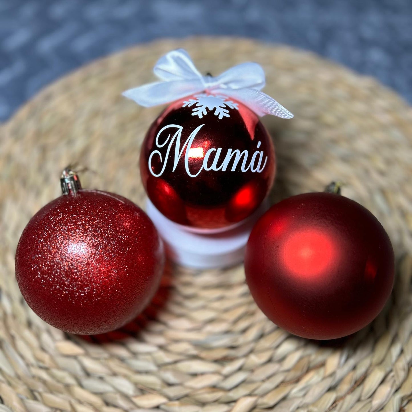 Bola Navidad Roja