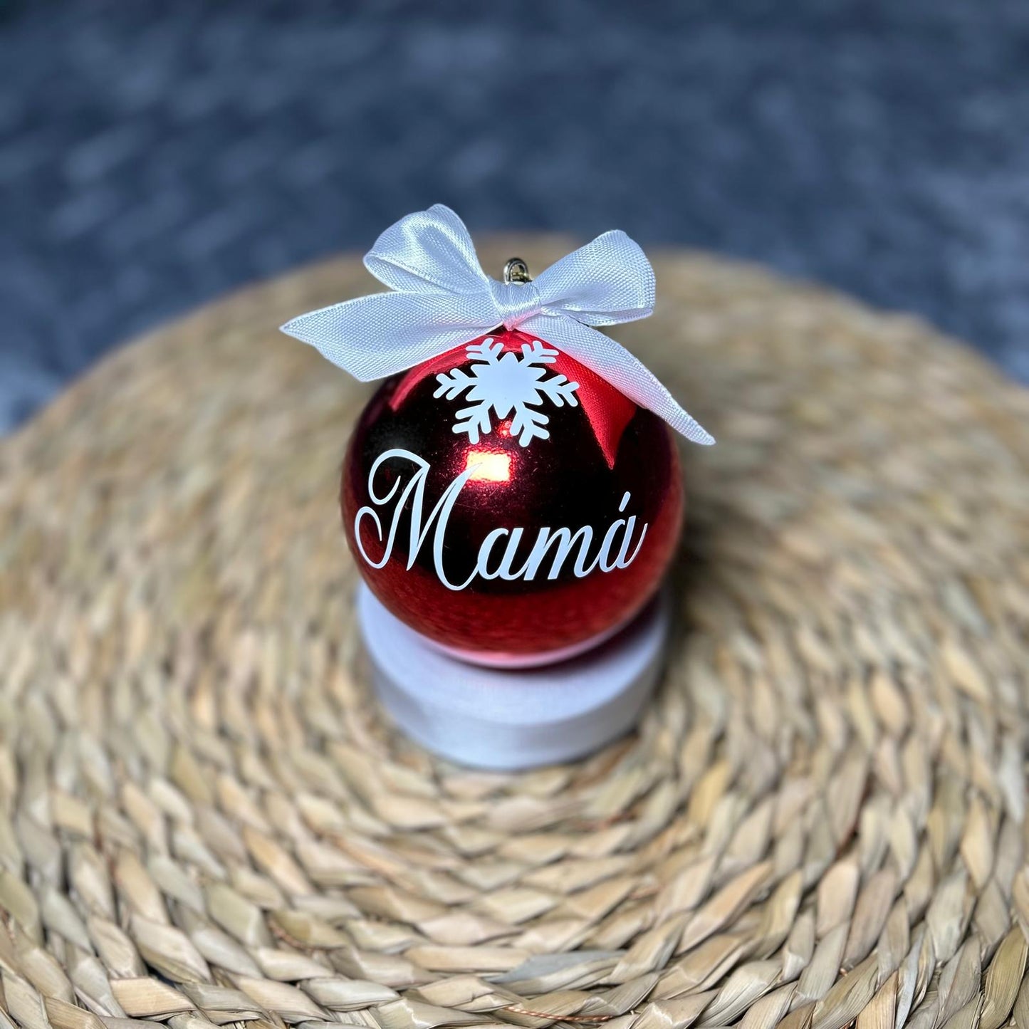 Bola Navidad Roja
