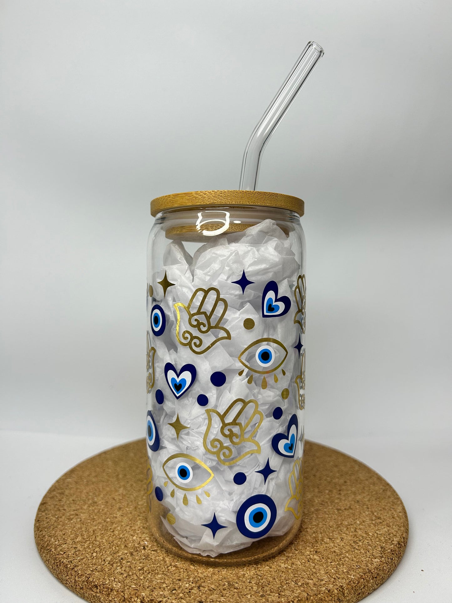 Vaso vinilado Ojo turco