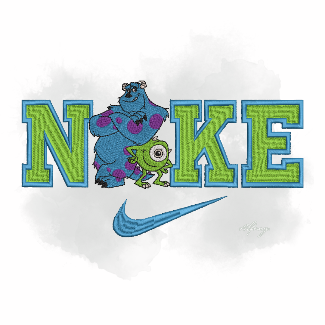 Bordado N’ke x monsters, Inc