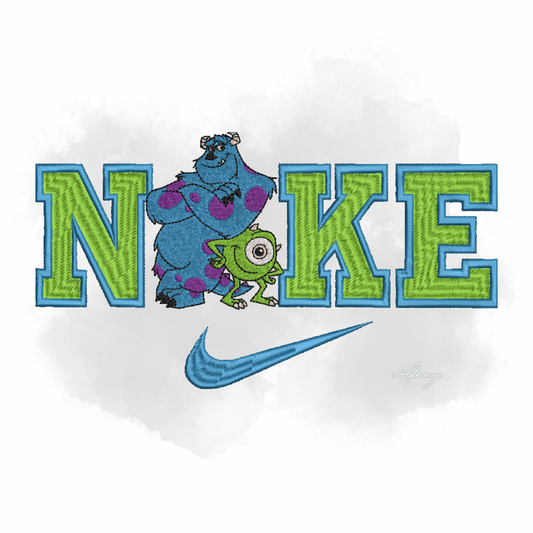 Bordado N’ke x monsters, Inc